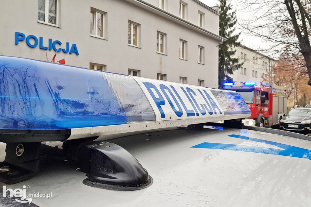 Zawiadomienie o bombie w centrum miasta