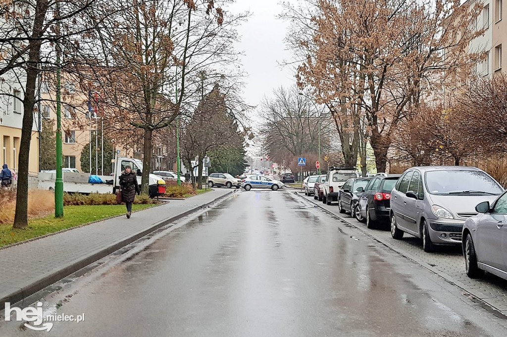 Zawiadomienie o bombie w centrum miasta