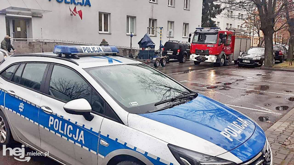 Zawiadomienie o bombie w centrum miasta