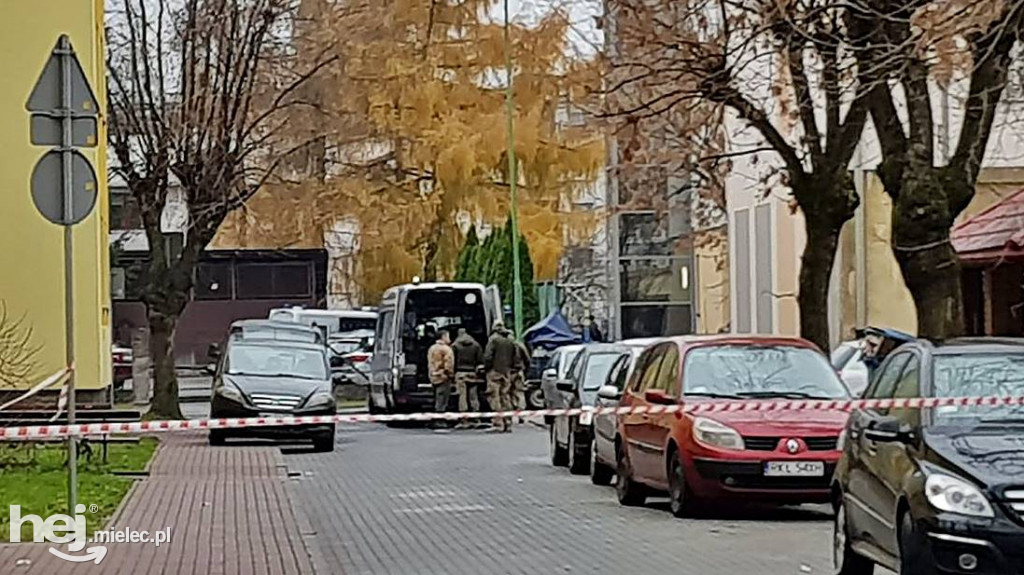 Zawiadomienie o bombie w centrum miasta