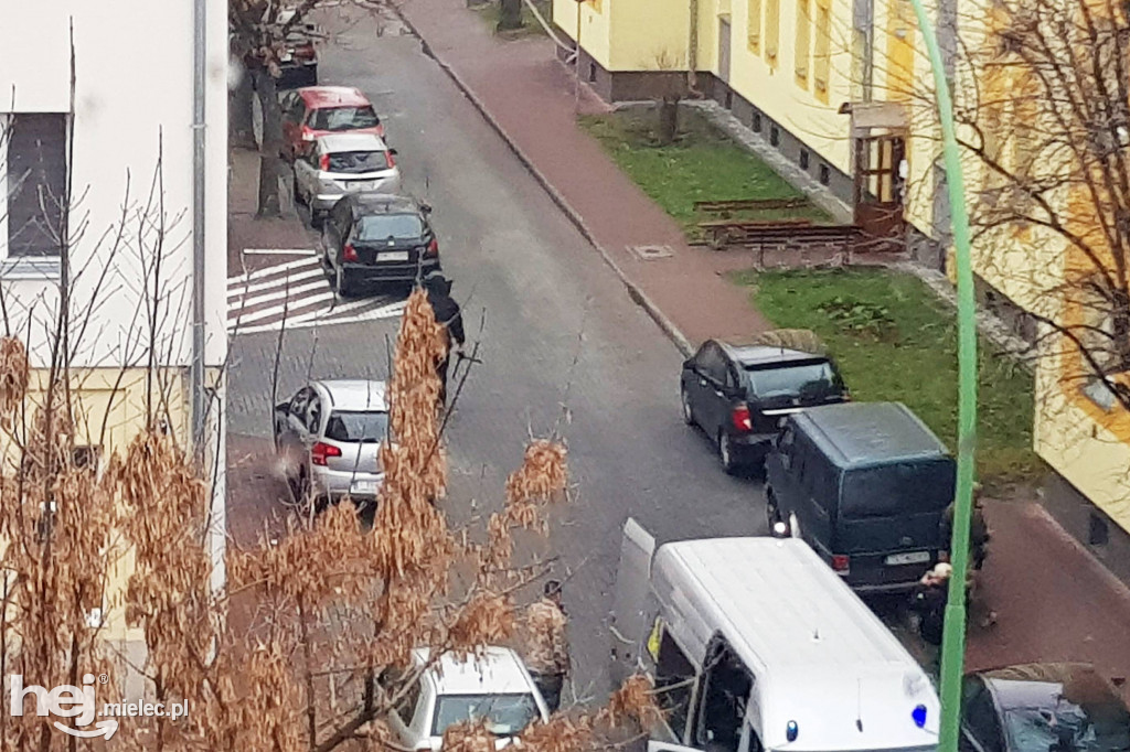 Zawiadomienie o bombie w centrum miasta