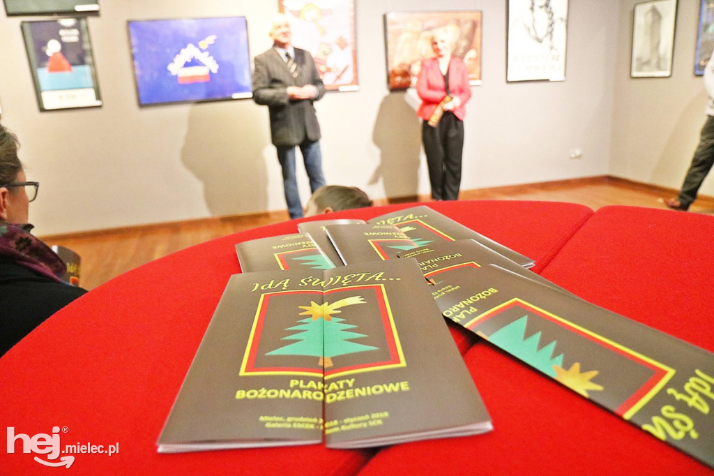 Wystawa plakatów bożonarodzeniowych w Galerii ESCEK