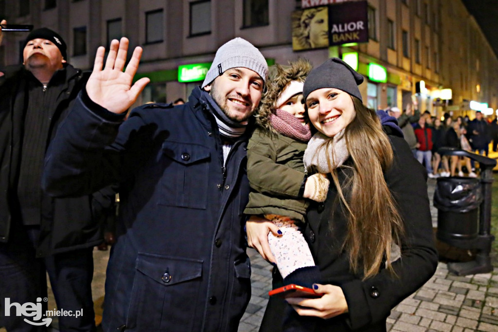 Mielczanie powitali 2019 rok na Placu AK