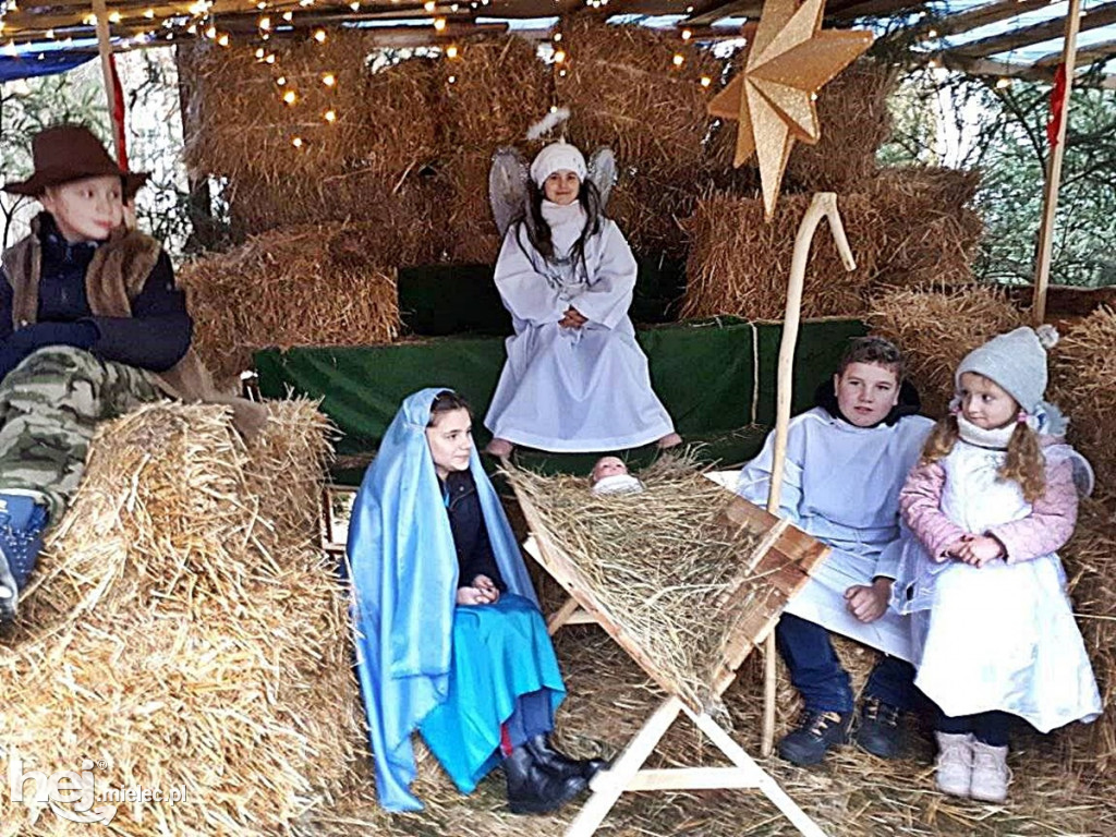 Trzech Króli odwiedziło żywą szopkę w Borkach Nizińskich