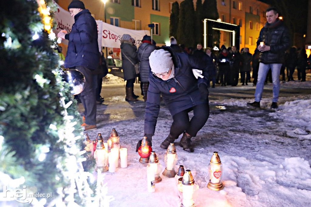 Mielczanie uczcili Pawła Adamowicza