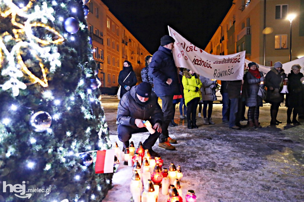 Mielczanie uczcili Pawła Adamowicza
