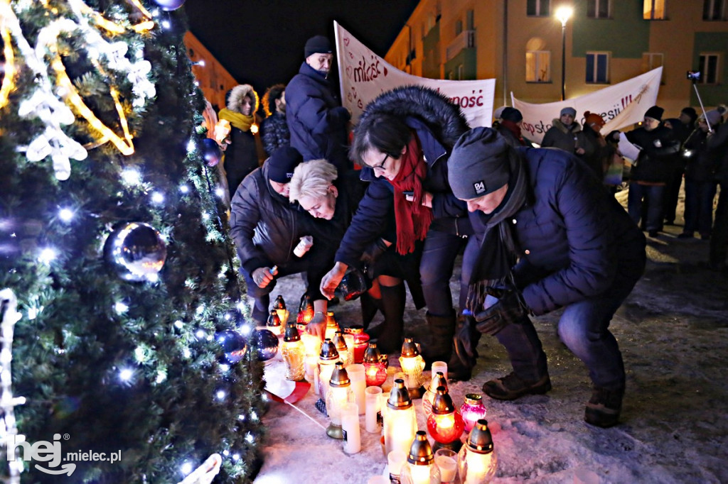 Mielczanie uczcili Pawła Adamowicza