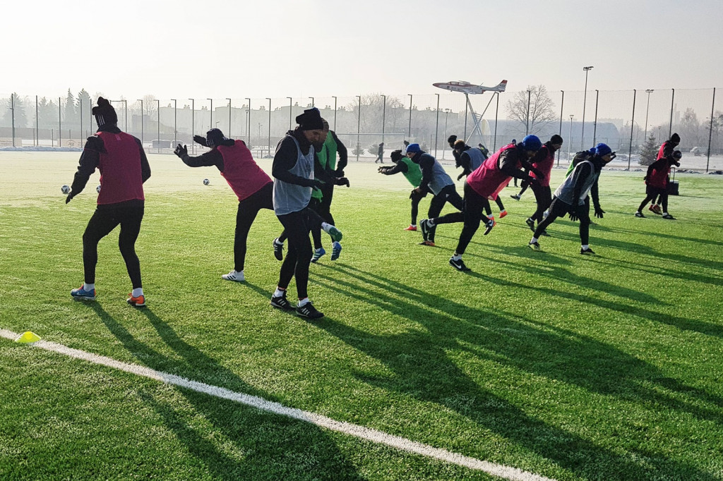 Mroźny trening PGE FKS Stal Mielec
