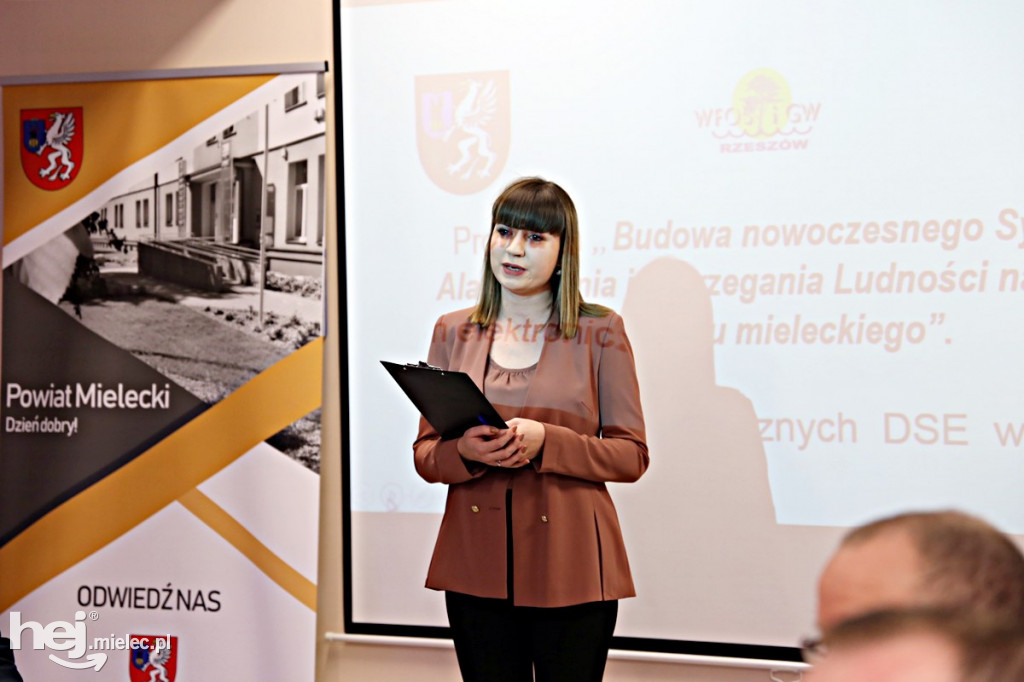 Odbiór nowego systemu alarmowania