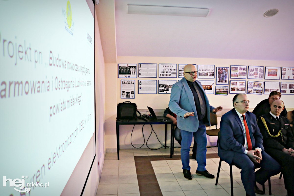 Odbiór nowego systemu alarmowania