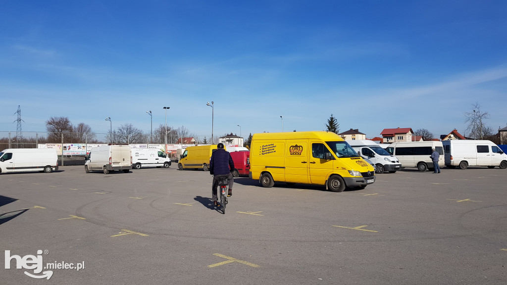 Protest kupców na bazarze