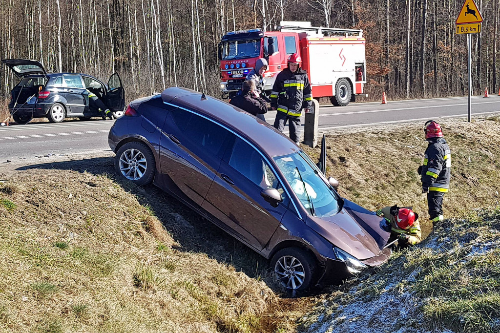 Zderzenie na obwodnicy Mielca