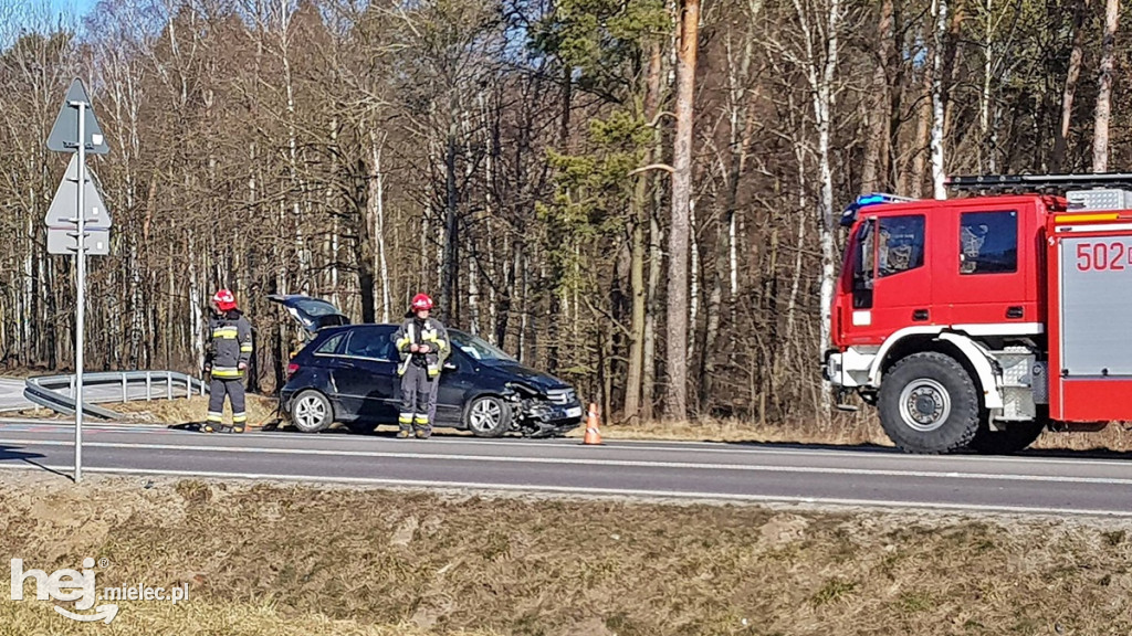 Zderzenie na obwodnicy Mielca