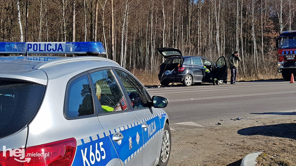 Zderzenie na obwodnicy Mielca