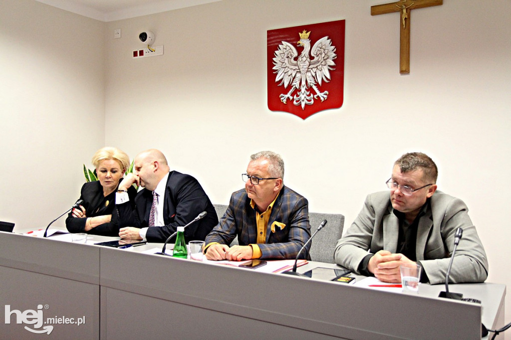 Sesja Rady Powiatu. Temat: szpital