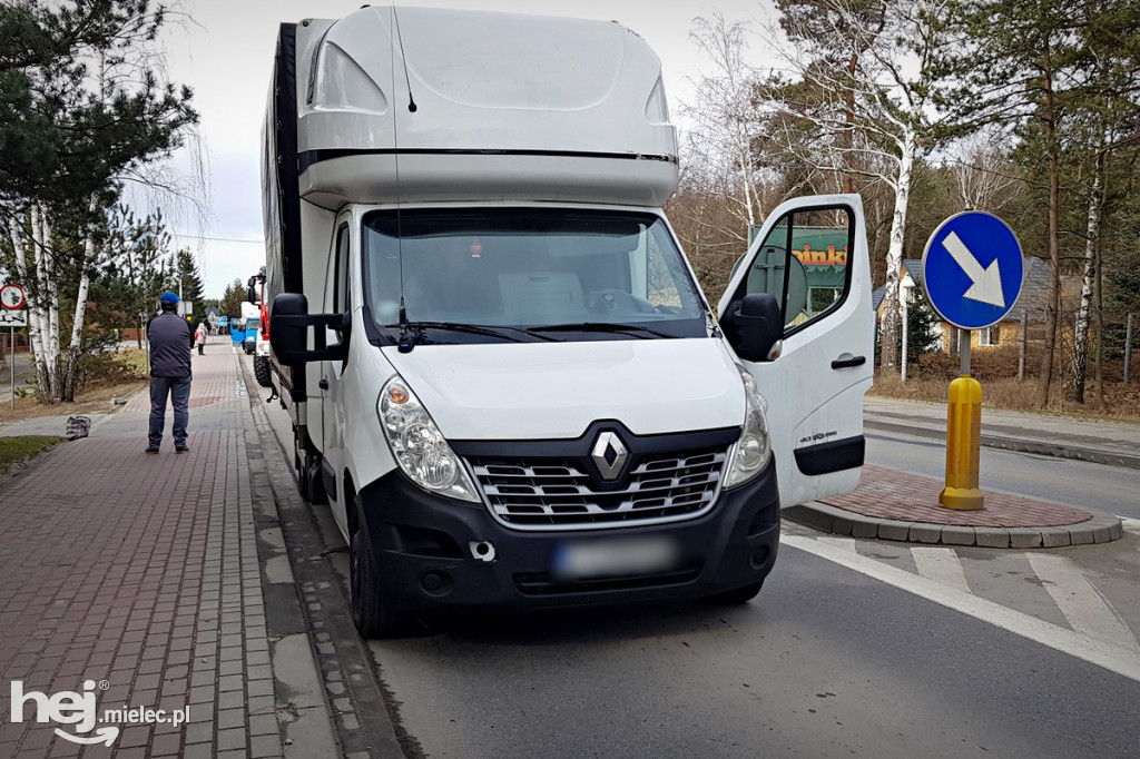 Potrącenie rowerzystki na Wolności