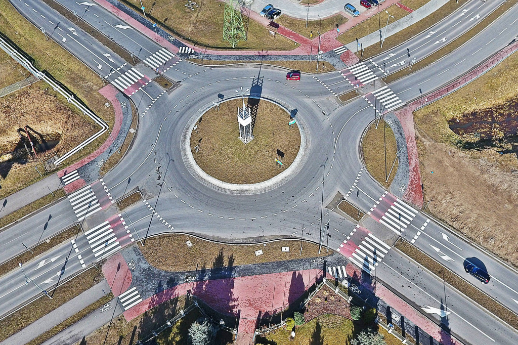 Nowa organizacja ruchu na rondzie ARP