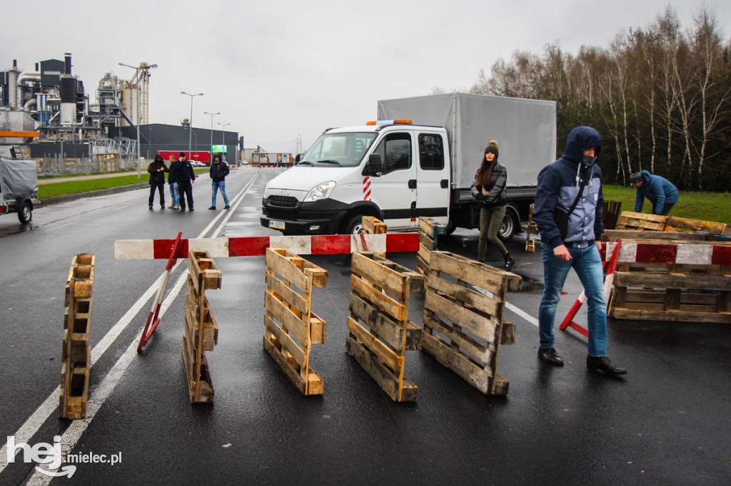 Blokada -  protest przeciw Kronospanowi