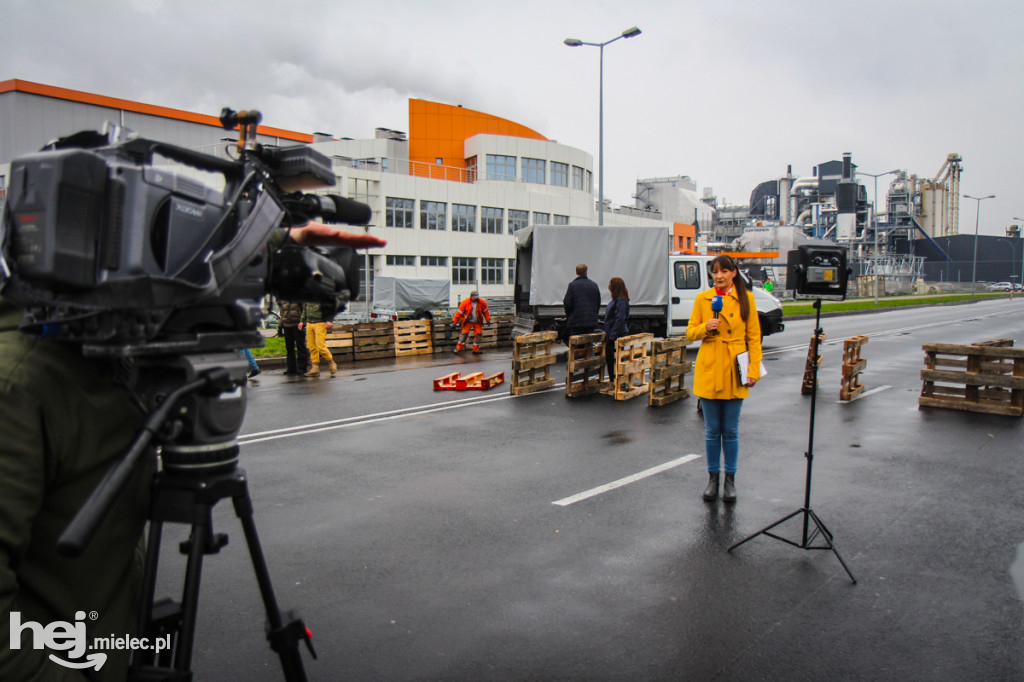 Blokada -  protest przeciw Kronospanowi