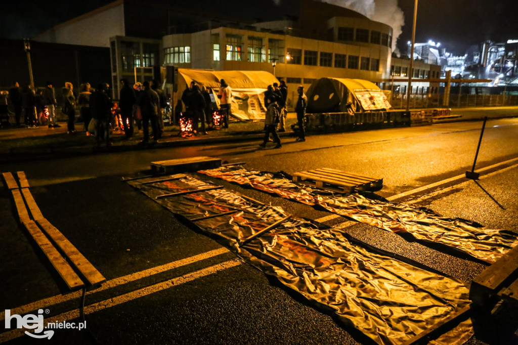 Blokada -  protest przeciw Kronospanowi