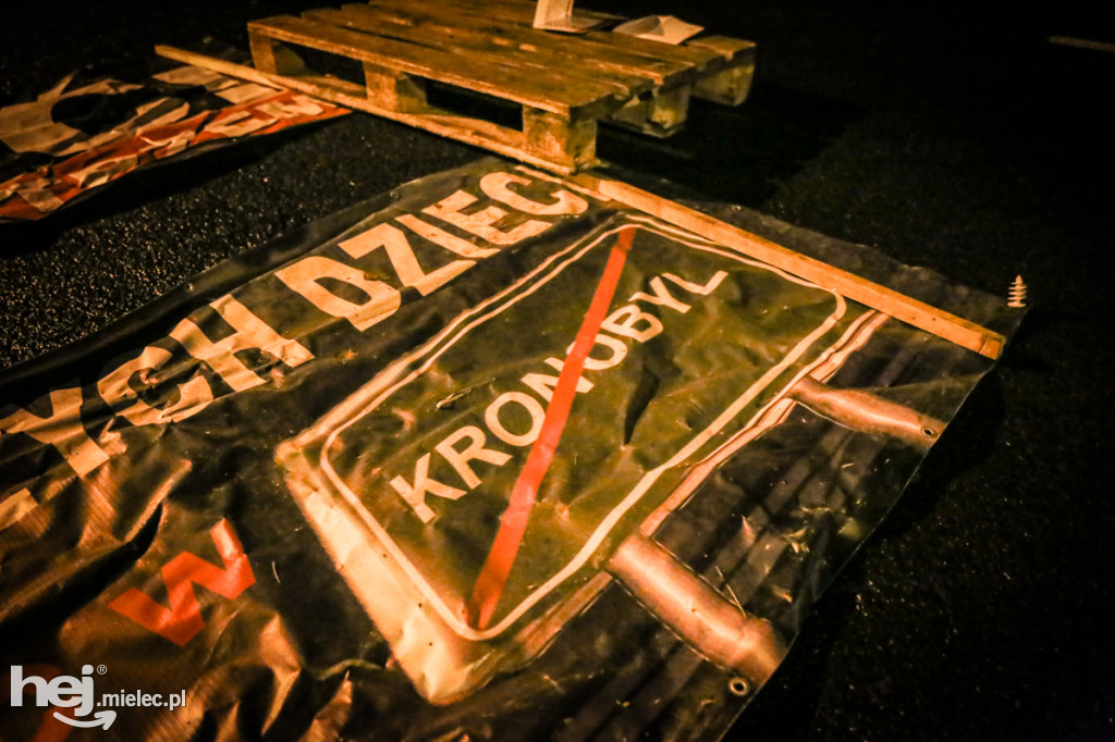 Blokada -  protest przeciw Kronospanowi