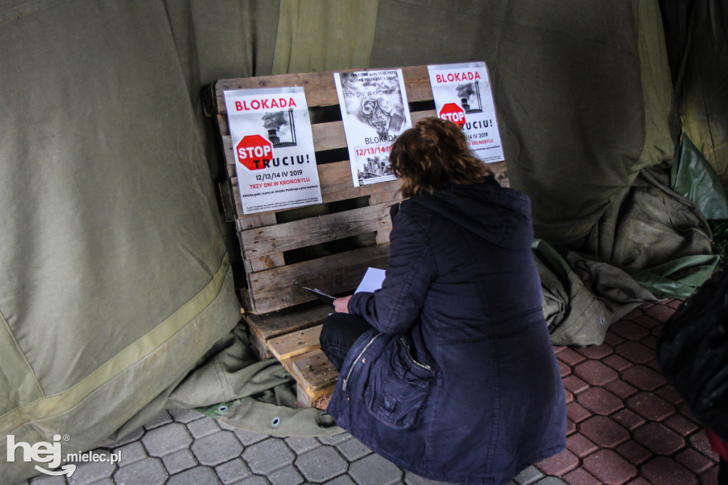 Blokada -  protest przeciw Kronospanowi