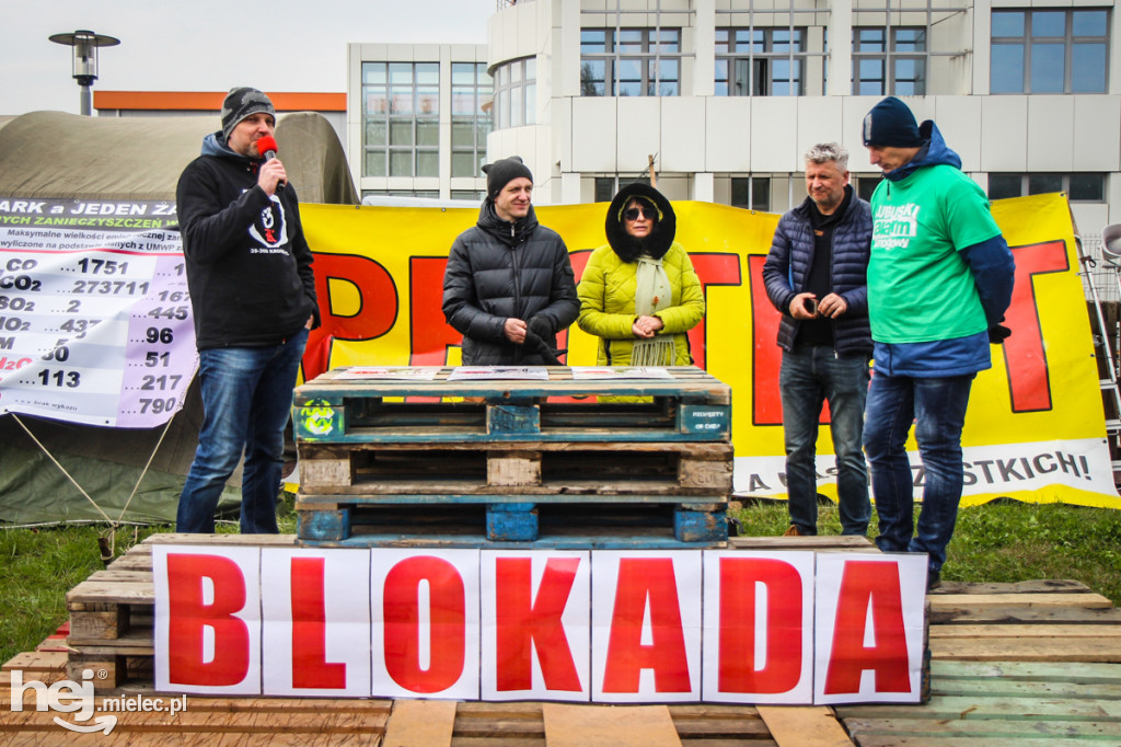 Blokada -  protest przeciw Kronospanowi