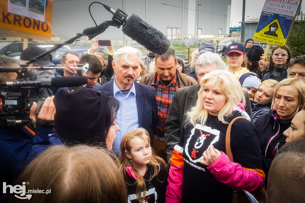 Jaworowicz z mielczanami o Kronospanie