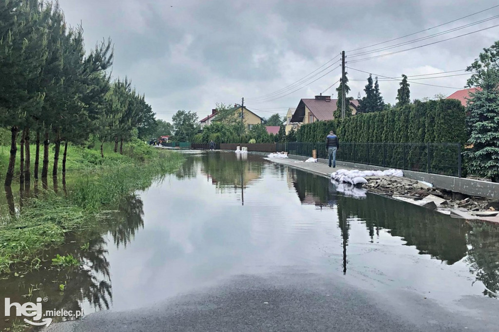 Powódź w powiecie mieleckim - 23 maja 2019