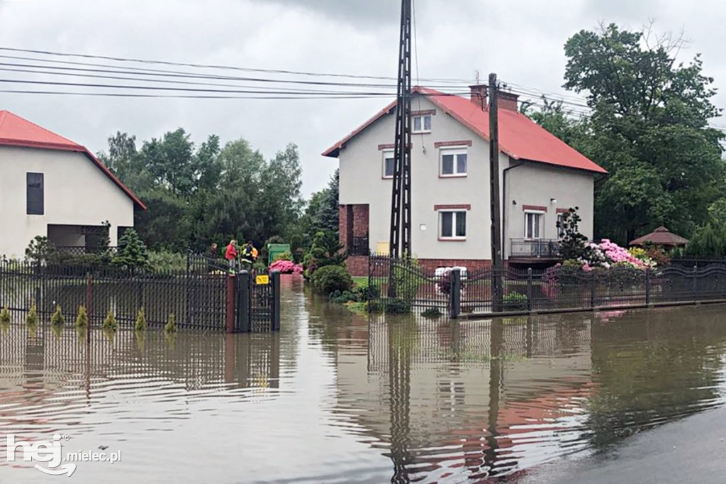 Powódź w powiecie mieleckim - 23 maja 2019