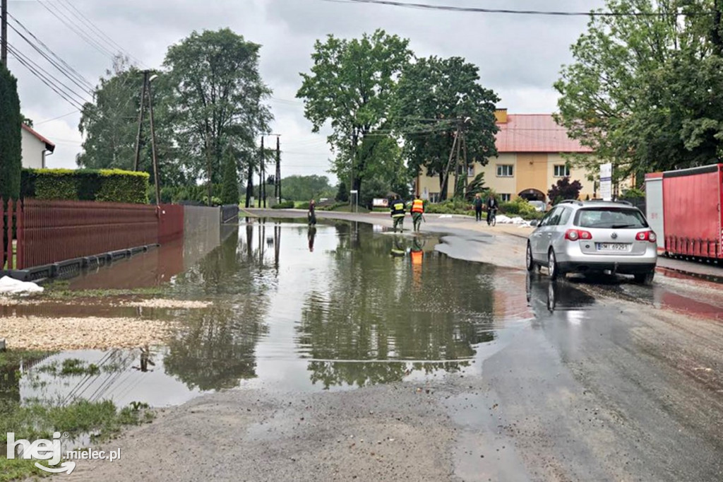 Powódź w powiecie mieleckim - 23 maja 2019