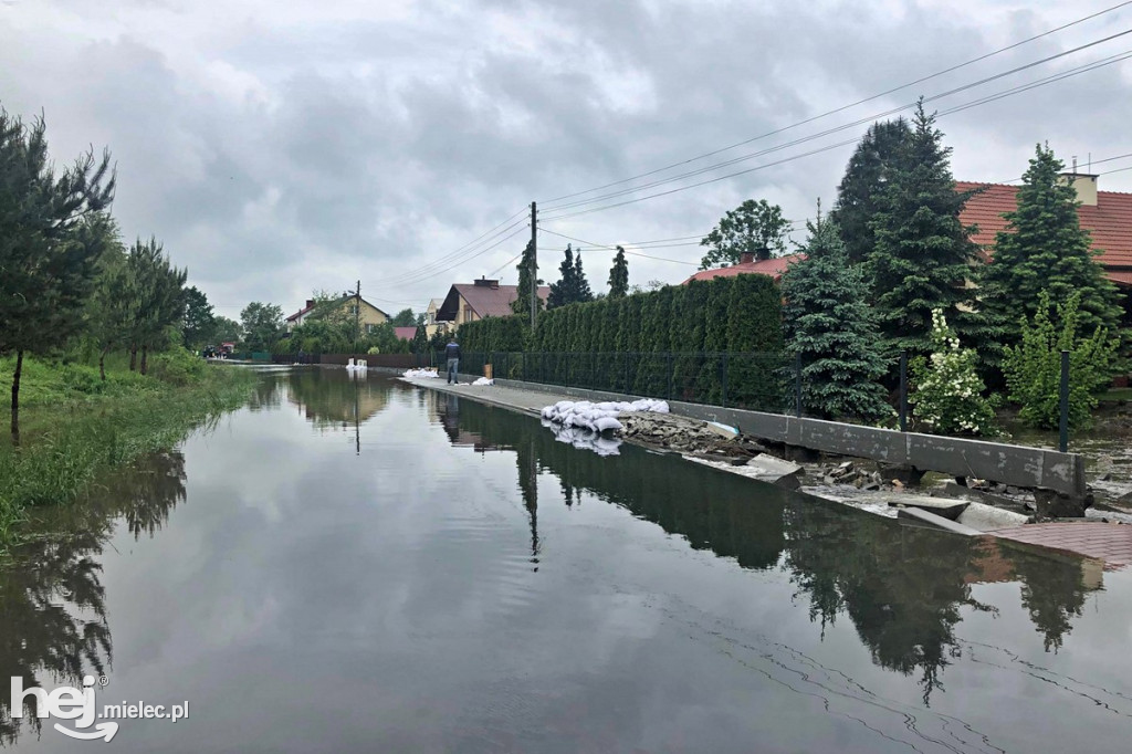 Powódź w powiecie mieleckim - 23 maja 2019