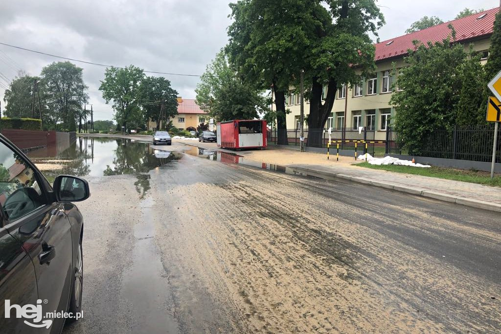 Powódź w powiecie mieleckim - 23 maja 2019