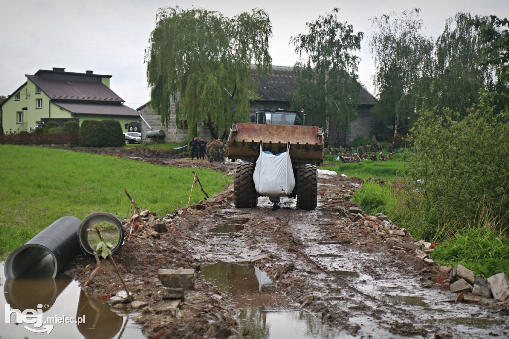 Powódź w powiecie mieleckim - 23 maja 2019