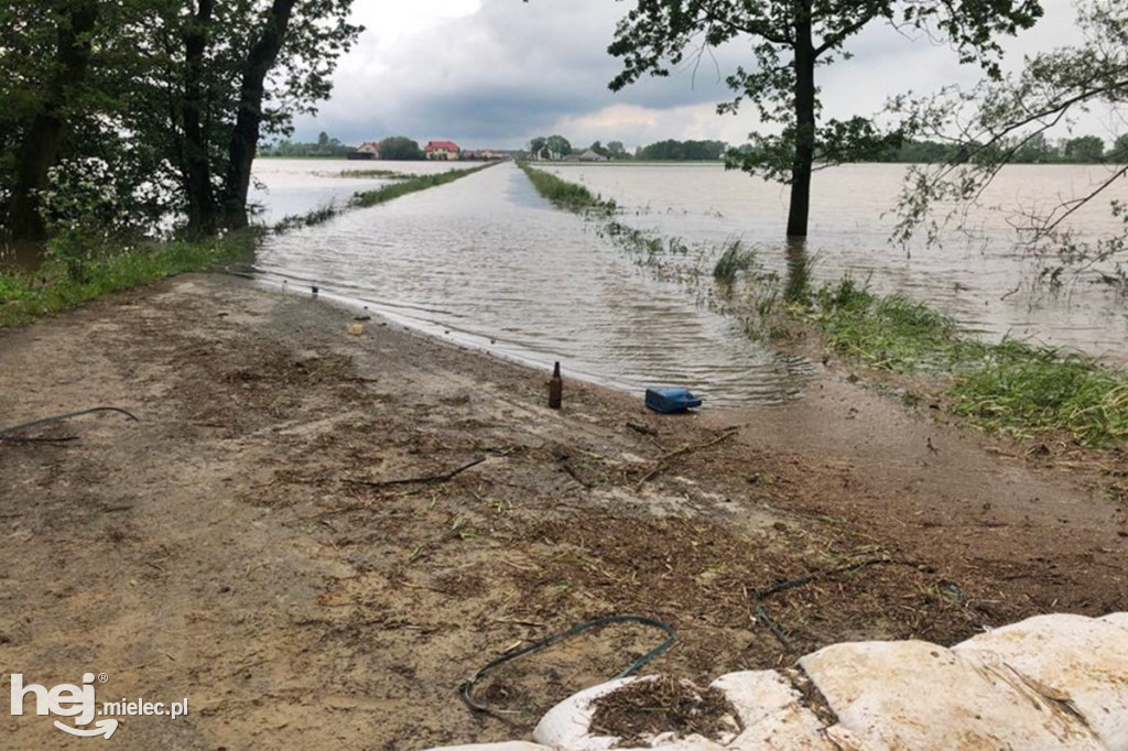 Powódź w powiecie mieleckim - 23 maja 2019