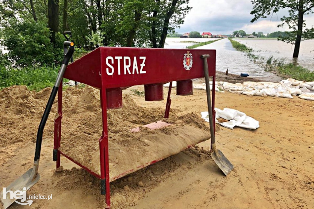 Powódź w powiecie mieleckim - 23 maja 2019