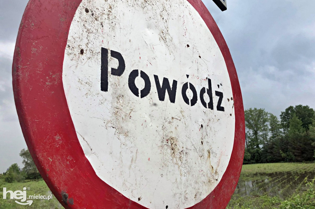 Powódź w powiecie mieleckim - 23 maja 2019