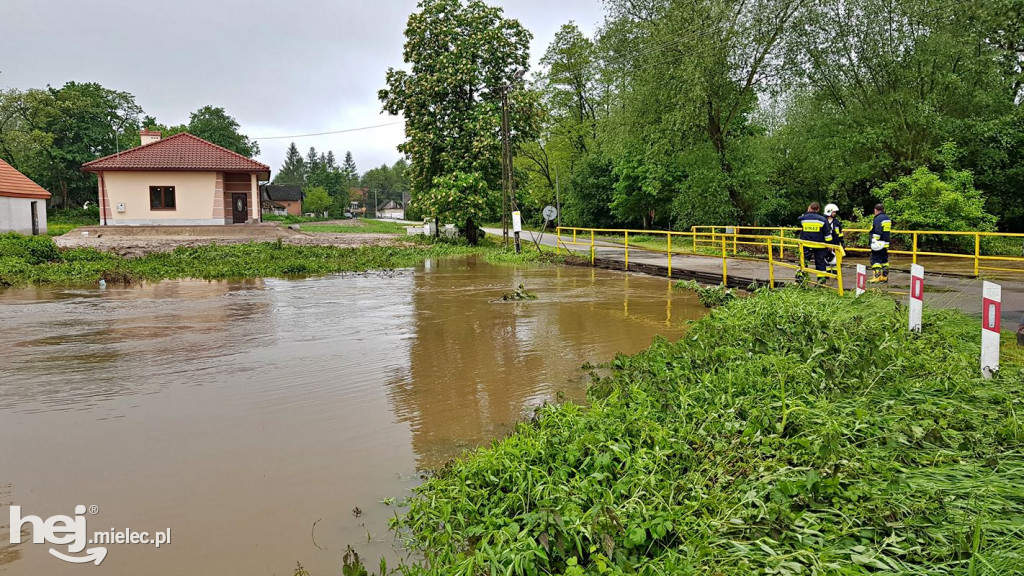 Powódź w powiecie mieleckim - 23 maja 2019