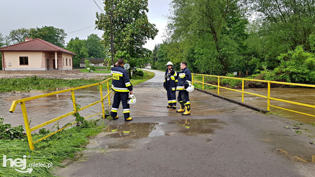 Powódź w powiecie mieleckim - 23 maja 2019