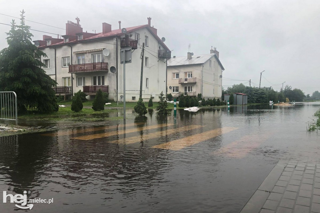 Powódź w powiecie mieleckim - 23 maja 2019