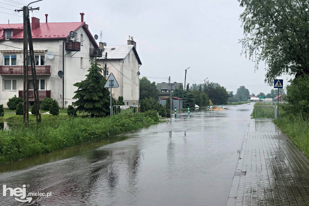 Powódź w powiecie mieleckim - 23 maja 2019