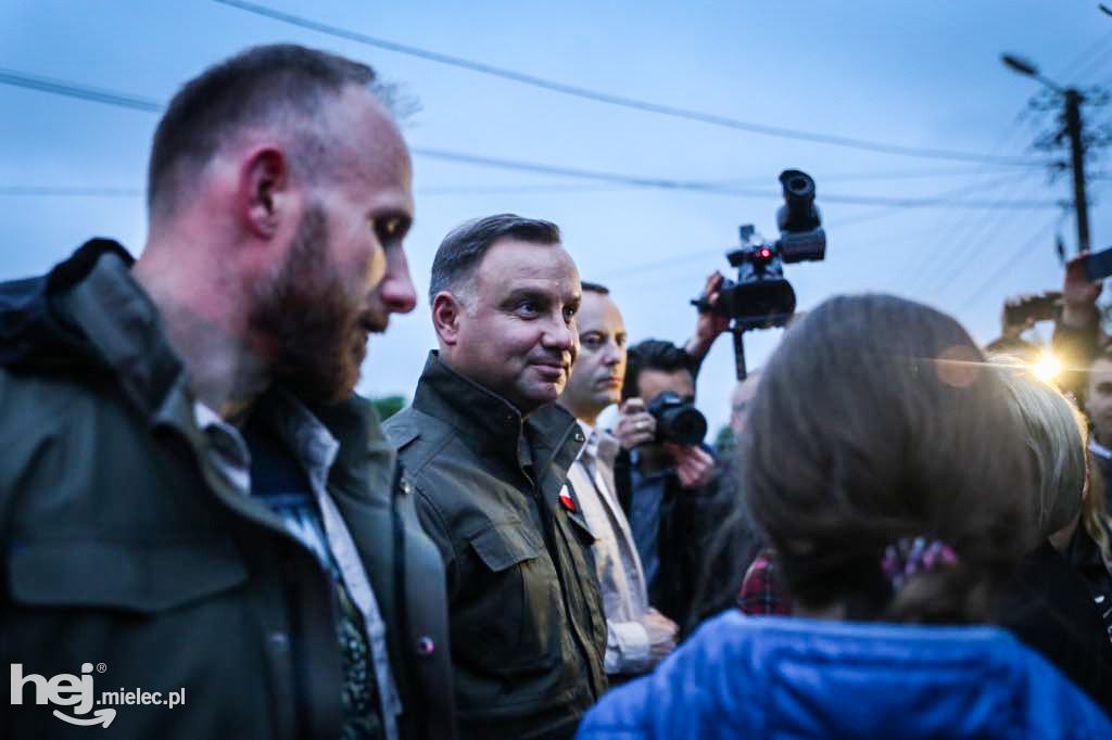 Prezydent Andrzej Duda w Izbiskach