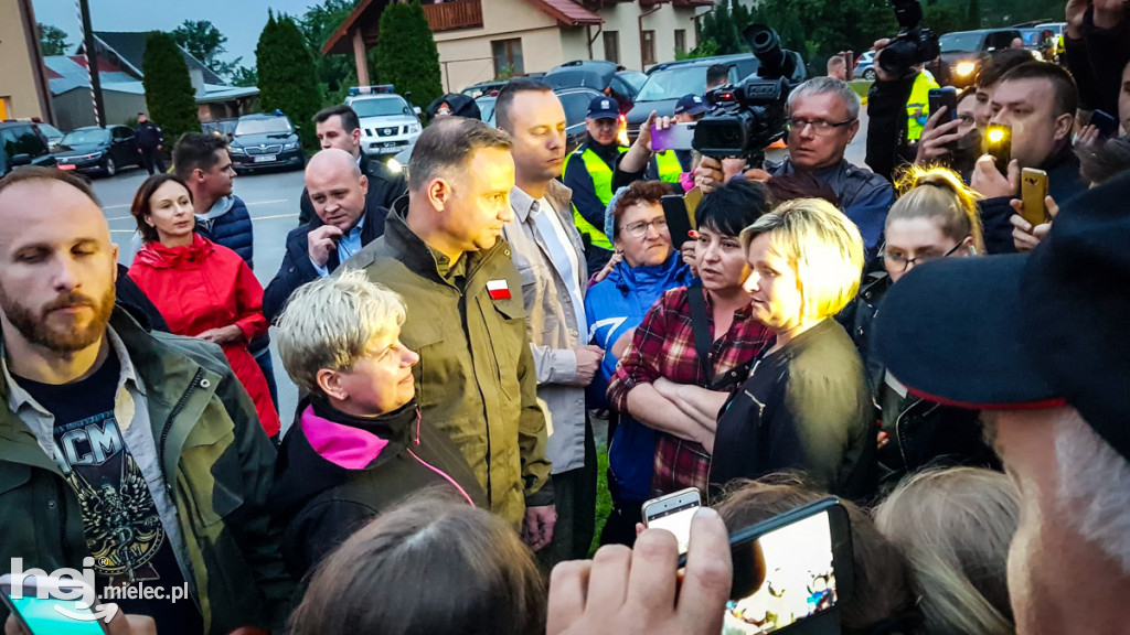 Prezydent Andrzej Duda w Izbiskach