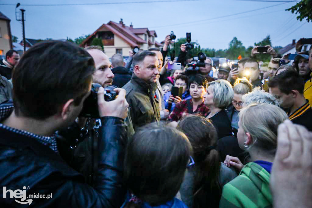 Prezydent Andrzej Duda w Izbiskach