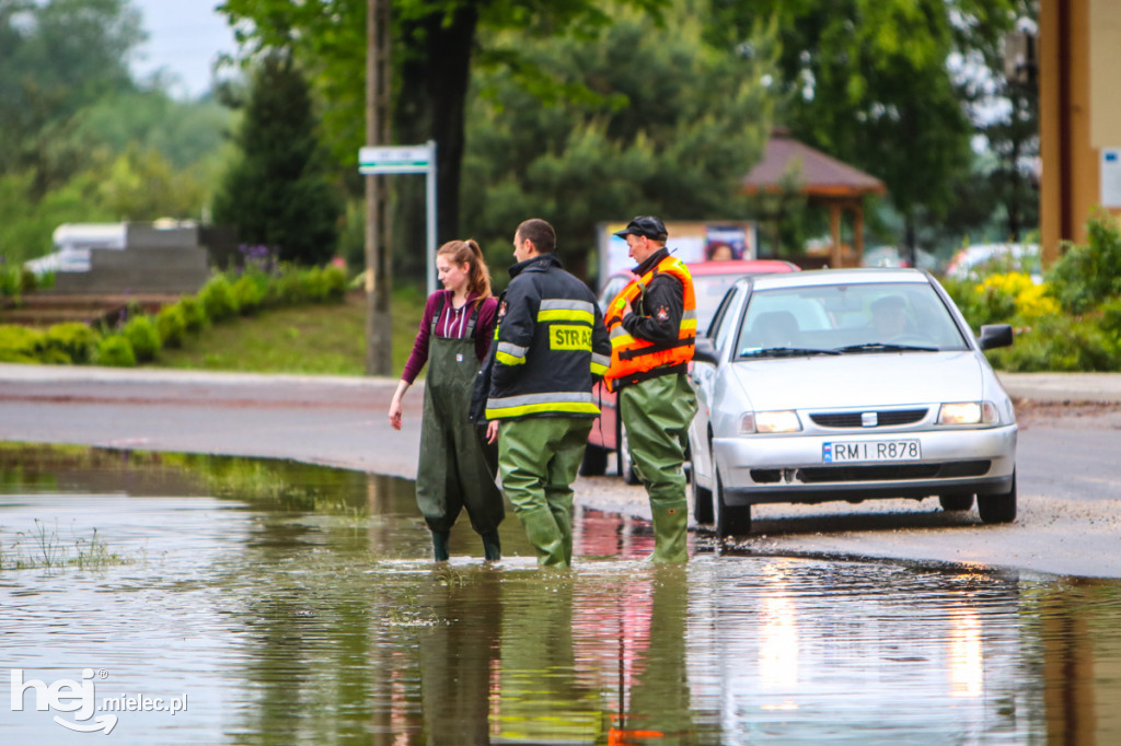 Powódź w powiecie mieleckim - 23 maja 2019