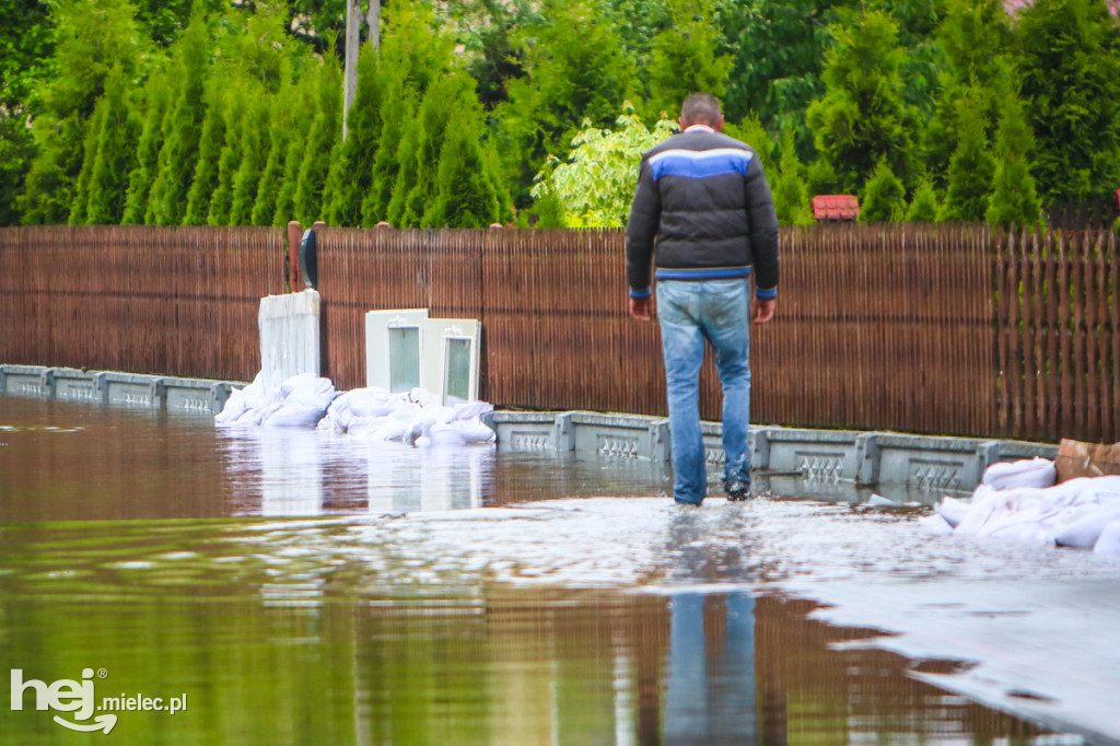 Powódź w powiecie mieleckim - 23 maja 2019