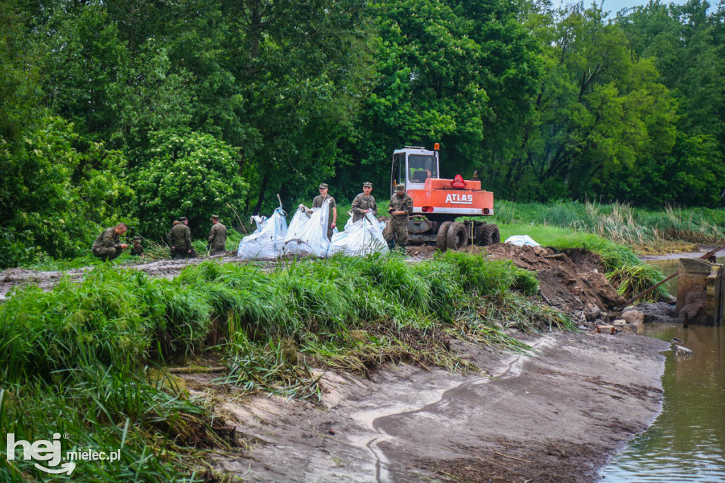 Powódź w powiecie mieleckim - 23 maja 2019