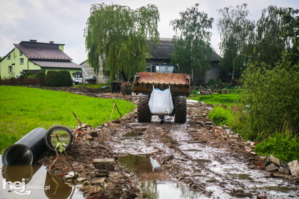 Powódź w powiecie mieleckim - 23 maja 2019
