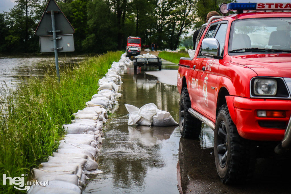 Powódź w powiecie mieleckim - 23 maja 2019