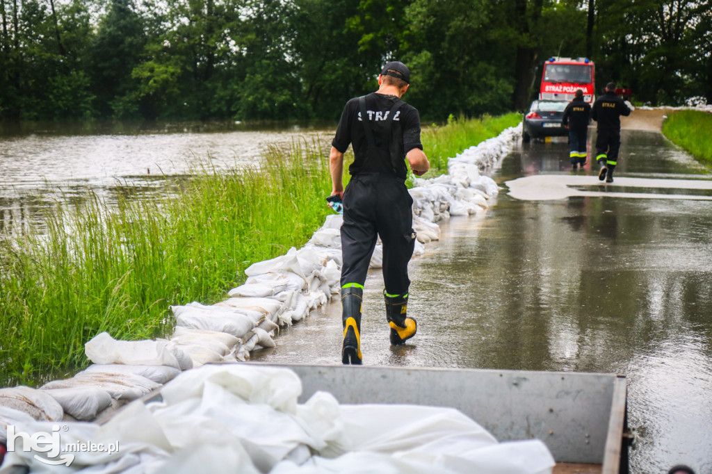 Powódź w powiecie mieleckim - 23 maja 2019